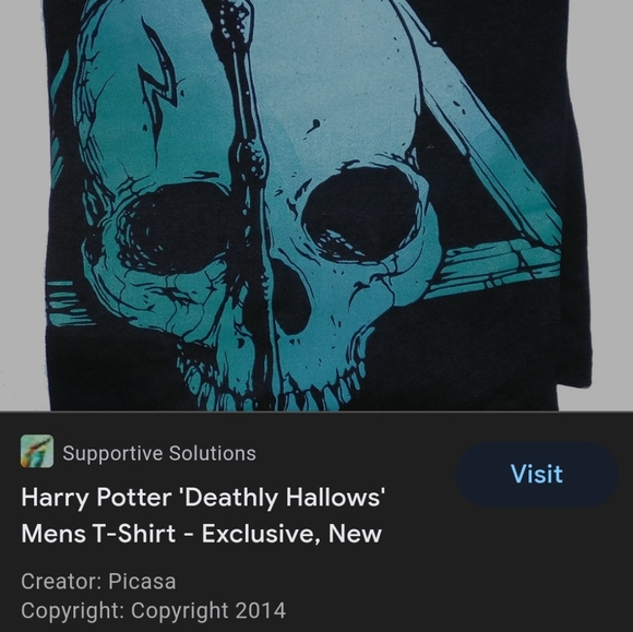 Deathly Hallows Shirt - Picture 4 of 5